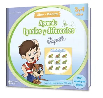 Libro Pizarra: Aprendo iguales y diferentes