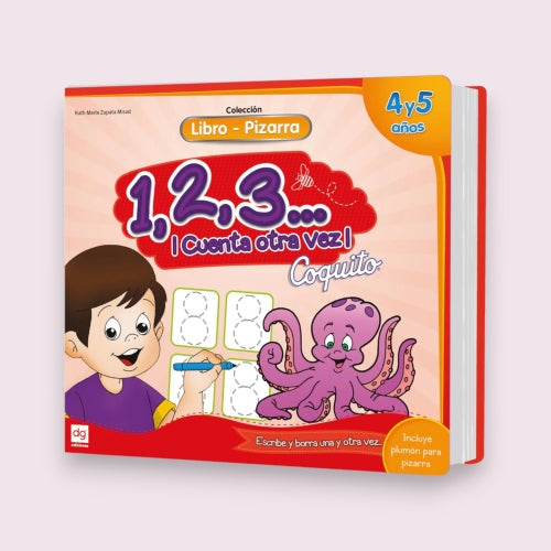 Libro Pizarra: 1,2,3 Cuenta otra vez